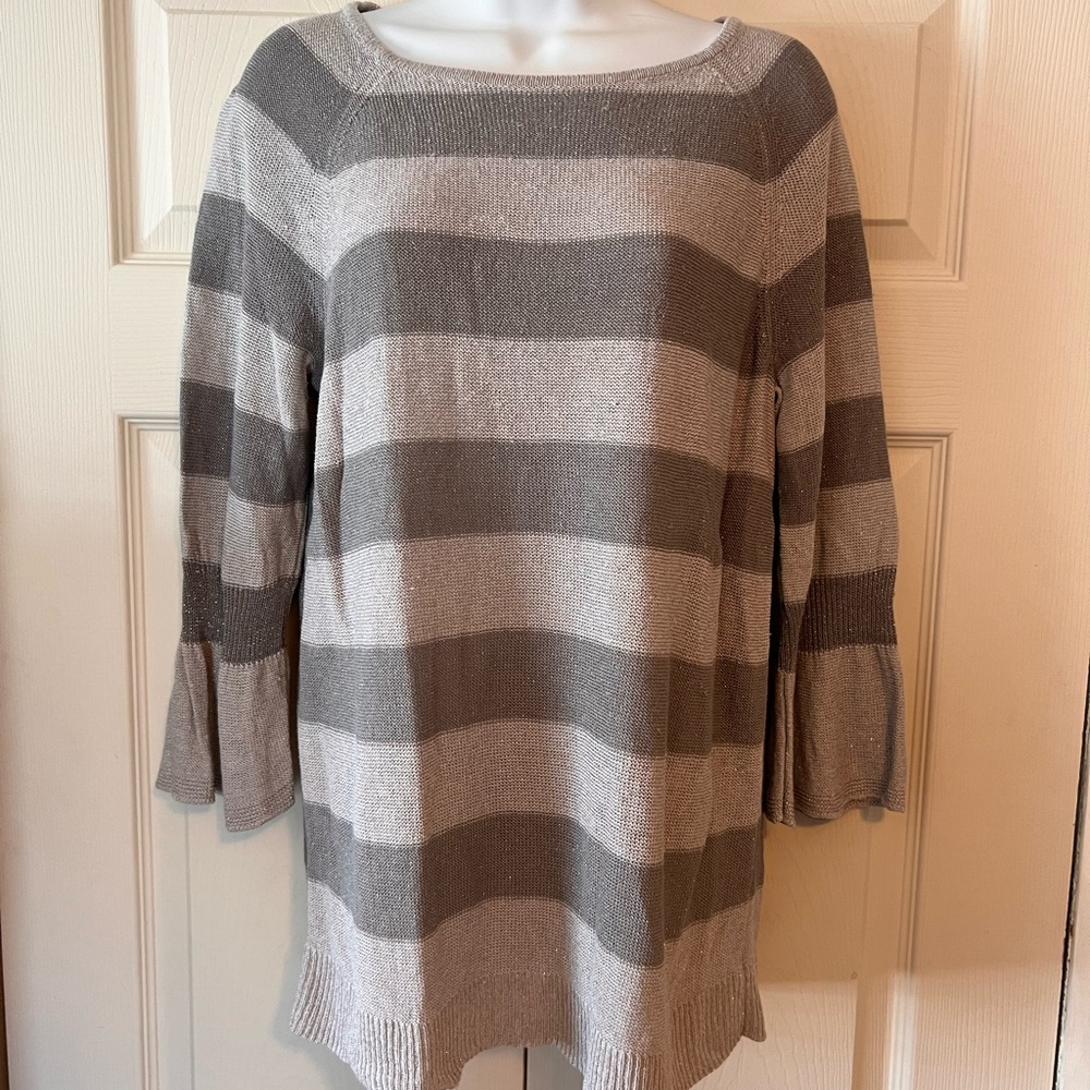 J Jill linen blend tunic sweater